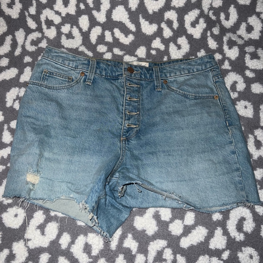light washed blue jeans